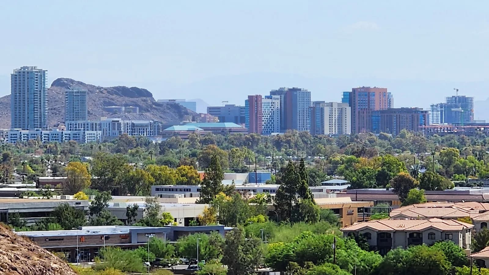 The Tempe, Arizona skyline