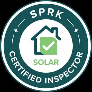 SPRK Solar Certified Inspector badge