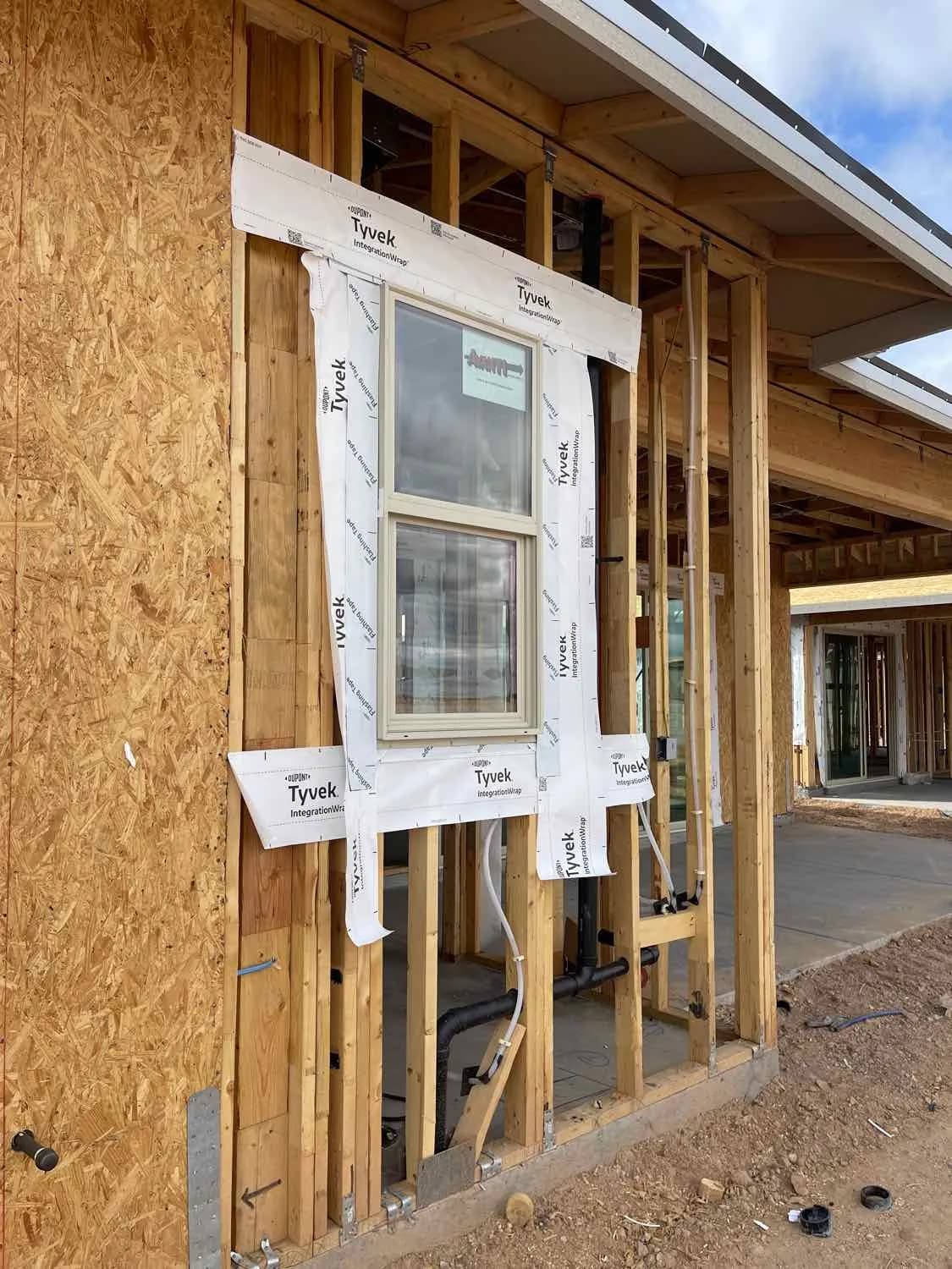Window flashing before siding